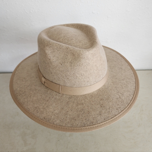 American Hat Makers NWT Bondi Oatmeal Tan Fedora Size Large main image 5
